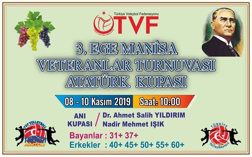 3. Veteranlar Atatürk Kupası 8-10 Kasım'da