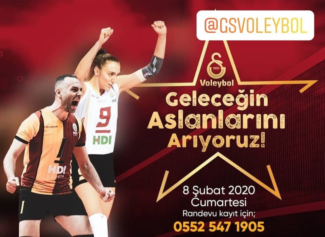 Galatasaray, Voleybolda Geleceğin Yıldızlarını Arıyor