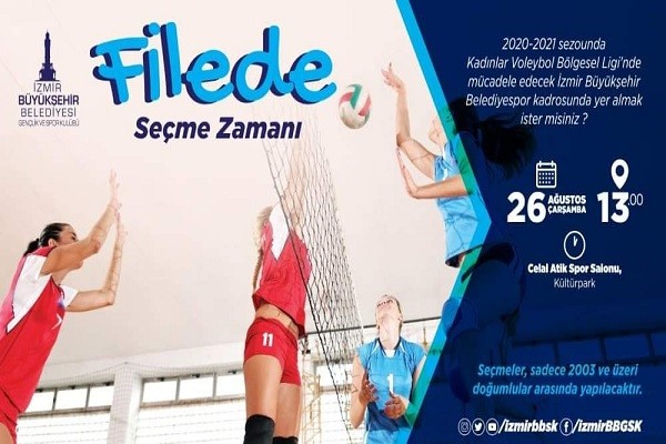 İzmir BŞ Belediyespor Seçmeleri 26 Ağustos'ta