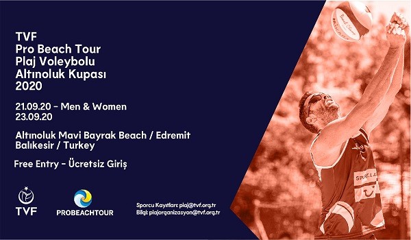 Sezonun ilk TVF Pro Beach Tour'u Altınoluk'ta gerçekleştirilecek