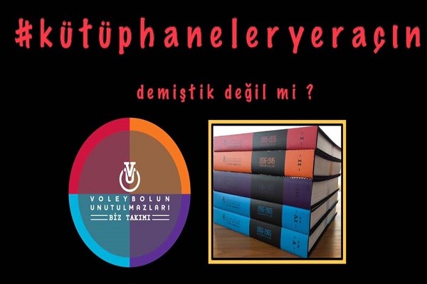 #Kütüphaneleryeraçın demiştik değil mi?