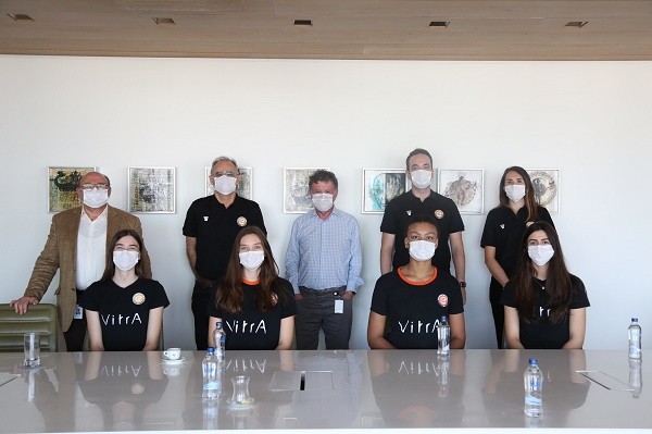 Eczacılı U17 Millilerden Faruk Başkana ziyaret