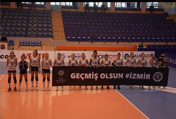 Aydın 2 puana 5 sette ulaştı