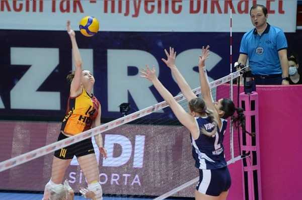 Galatasaray Yeşilyurt'tan rövanşı 3-2 ile aldı