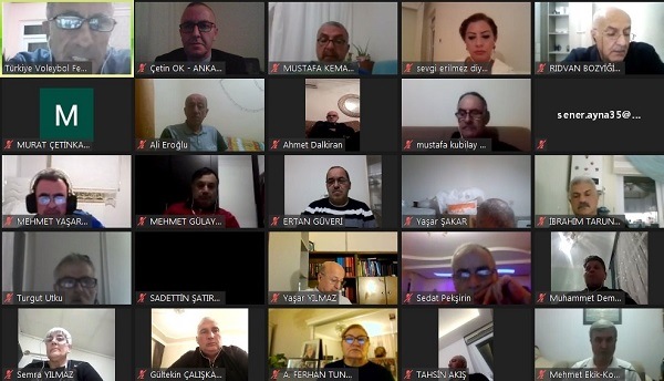 MHGK Başkanı Aziz Yener, Gözlemcilerle Online Toplantı Gerçekleştirdi