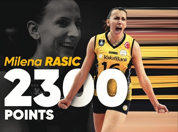 Rasic, VakıfBank'ta 2 bin 300 sayı barajını geçti