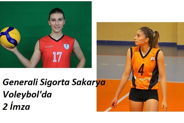 Generali Sigorta Sakarya Voleybol'da 2 İmza