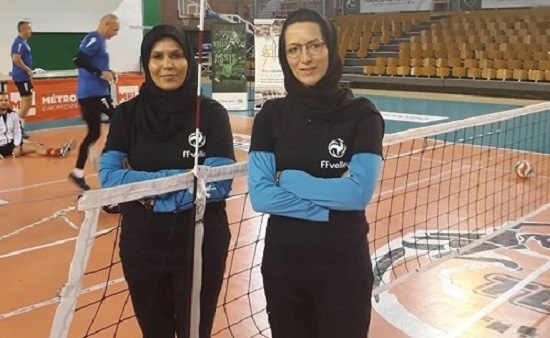 İranlı Kadınlar Oturarak Voleybolda Tarihe Geçti