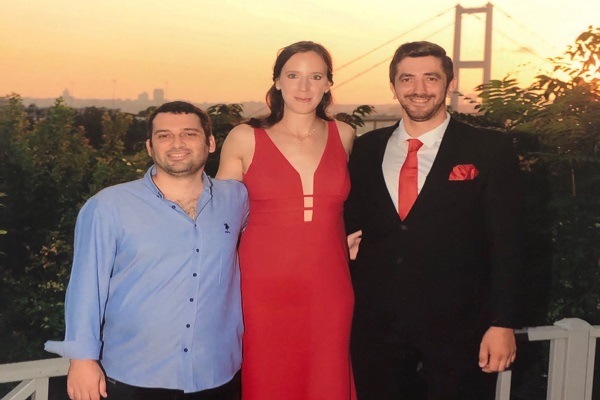 Voleybolcu çift evliliğe yelken açtı