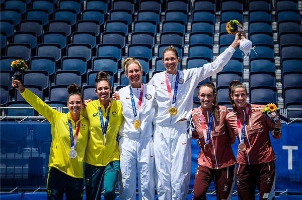 Plajda Olimpiyat Şampiyonu ABD