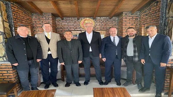 TVF Başkanı Üstündağ, Bigadiç’te ziyaretlerde bulundu