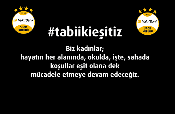 VİDEO HABER: VakıfBank Spor Kulübü’nden 8 Mart mesajı: “Tabii ki eşitiz”