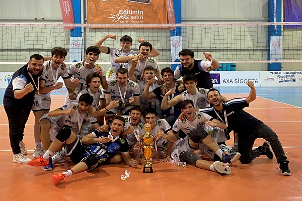 Arkas Spor Yıldız erkeklerde namağlup şampiyon