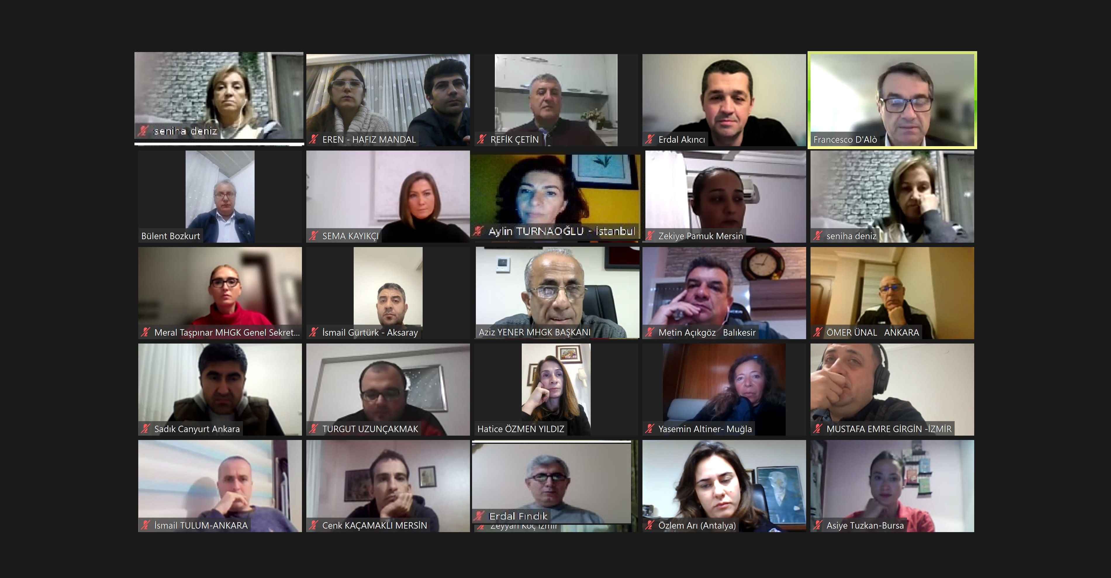 İtalya Voleybol Federasyonu Yetkililer MHGK Ara Seminerine hayran kaldı