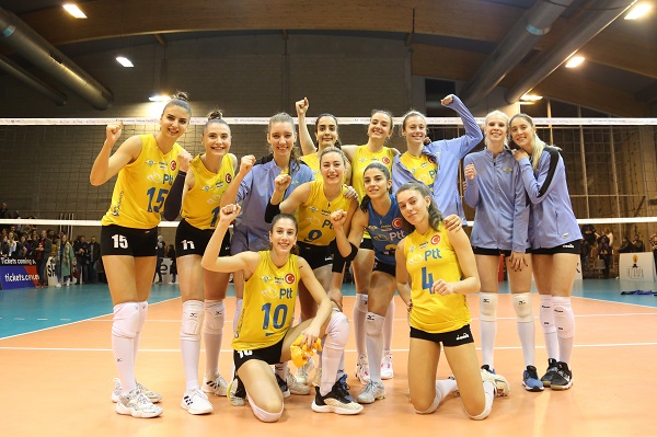 Belçikalı rakibini deplasmanda da yenen PTT tur atladı