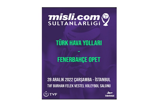 Yılın son derbisinde THY - Fenerbahçe Opet'i konuk edecek