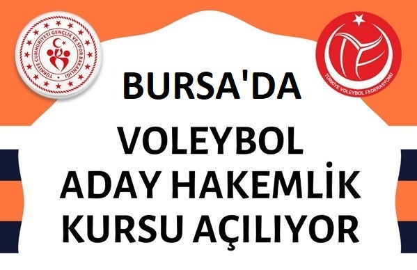 Bursa’da Aday Hakem Kursu Açılıyor