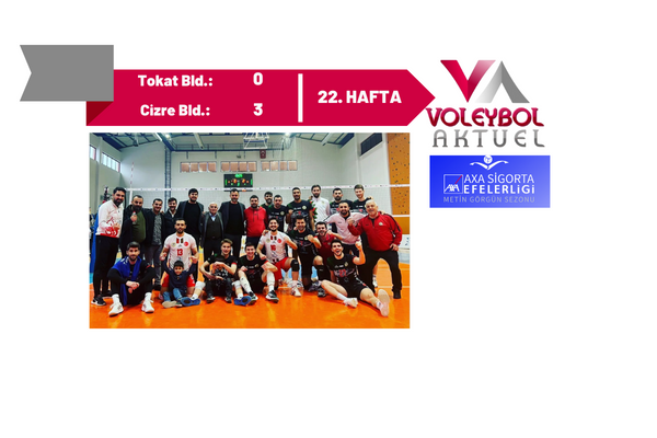 Cizre Belediyespor, Tokat'tan 3 Puanla Ayrıldı