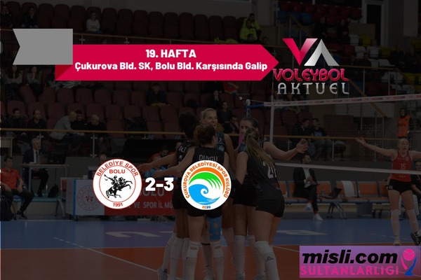 Çukurova Bld. SK, Bolu'dan 2 puanla döndü