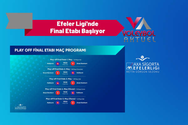 AXA Sigorta Efeler Ligi Metin Görgün Sezonu’nda Final Etabı Başlıyor
