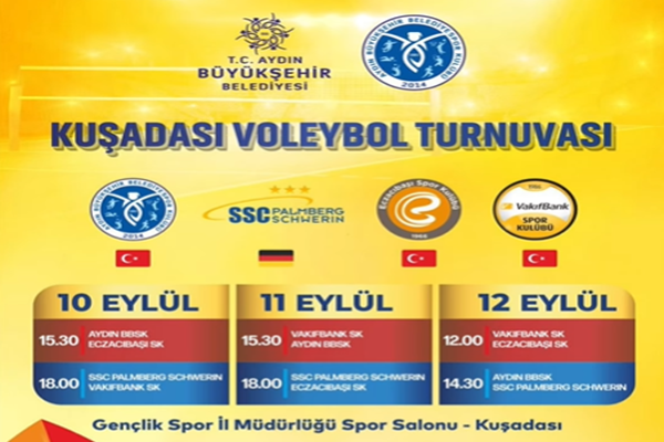 VakıfBank ve Eczacıbaşı Dynavit Kuşadası Voleybol Turnuvası'nda Buluşuyor