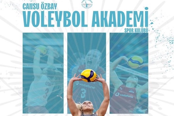Cansu Özbay Voleybol Akademi Spor Kulübü Güzelbahçe’de açıldı