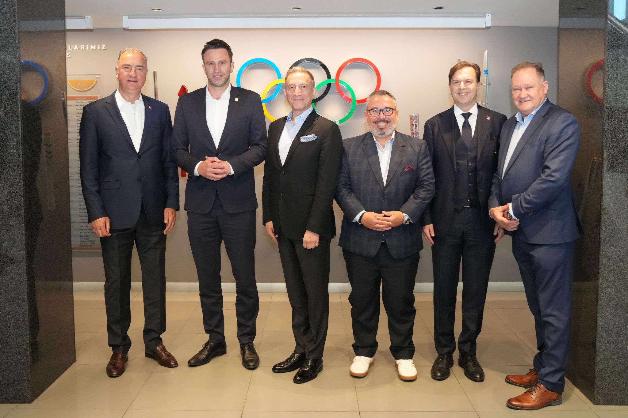 Azavedo ve Sikirić, TMOK Başkanı Ahmet Gülüm'ü Ziyaret Ettiler