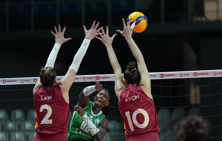 Galatasaray Daikin Nilüfer Belediyesi'ni Set Vermeden Yendi