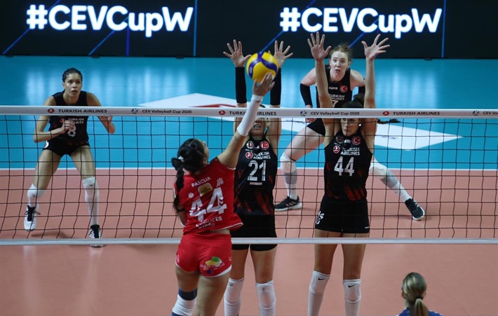 Kadınlar CEV Cup'ta 16'lı final etabında ilk maçlar tamamlandı