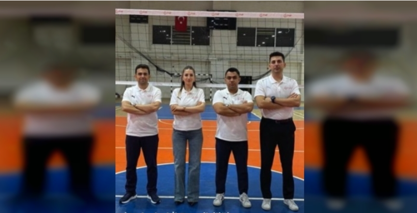 Kayseri’den dört voleybol hakemi ulusal klasman aldı