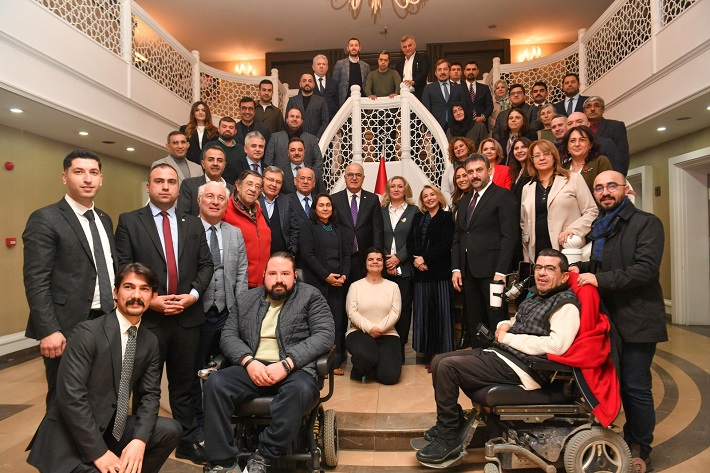 Başkan Üstündağ, Ankara Kent Konseyi Başkanı Halil İbrahim Yılmaz'ı Ziyaret Etti