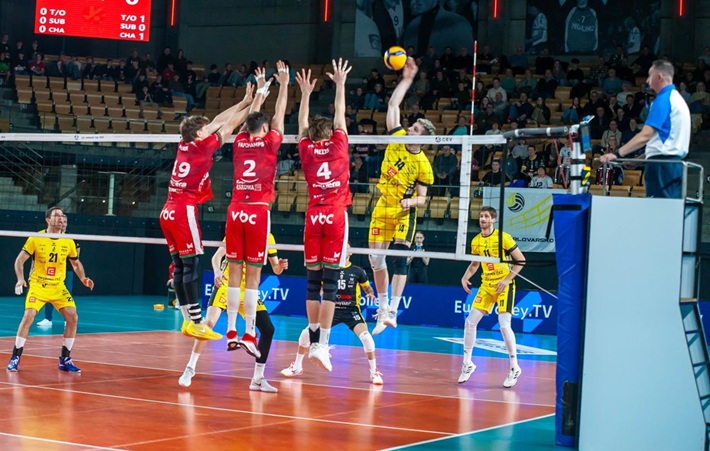 Erkekler CEV Cup'ta Play Off Etabında 3 Maç Oynandı