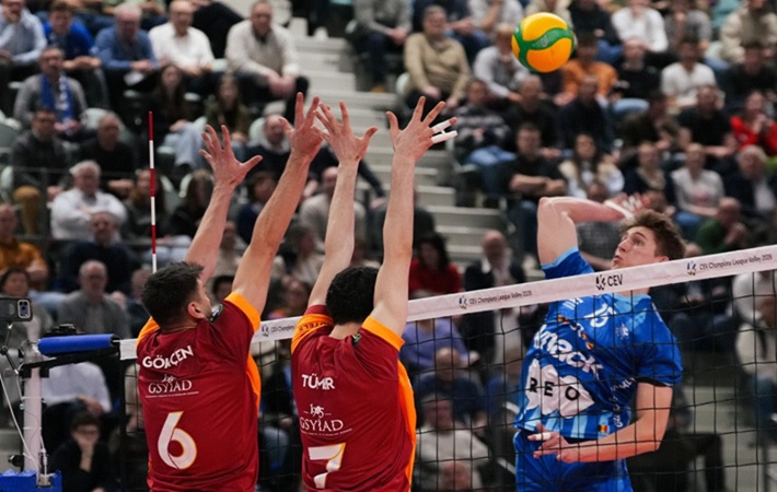 Galatasaray HDI Sigorta Roeselare'ye 5. sette kaybetti