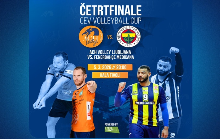 Fenerbahçe Medicana CEV Cup Çeyrek Finalinde ACH Volley Ljubljana'ya Konuk Olacak