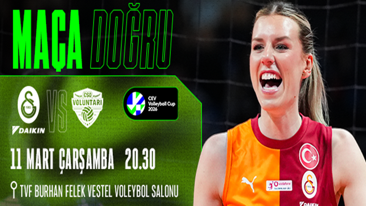 Galatasaray Daikin, 10. yarı finalinde Voluntari'yi konuk ediyor