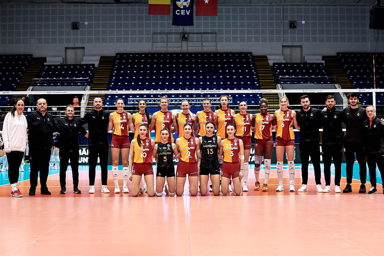 Voluntari'ye set vermeyen Galatasaray CEV Cup'ta 5. Kez Finalde