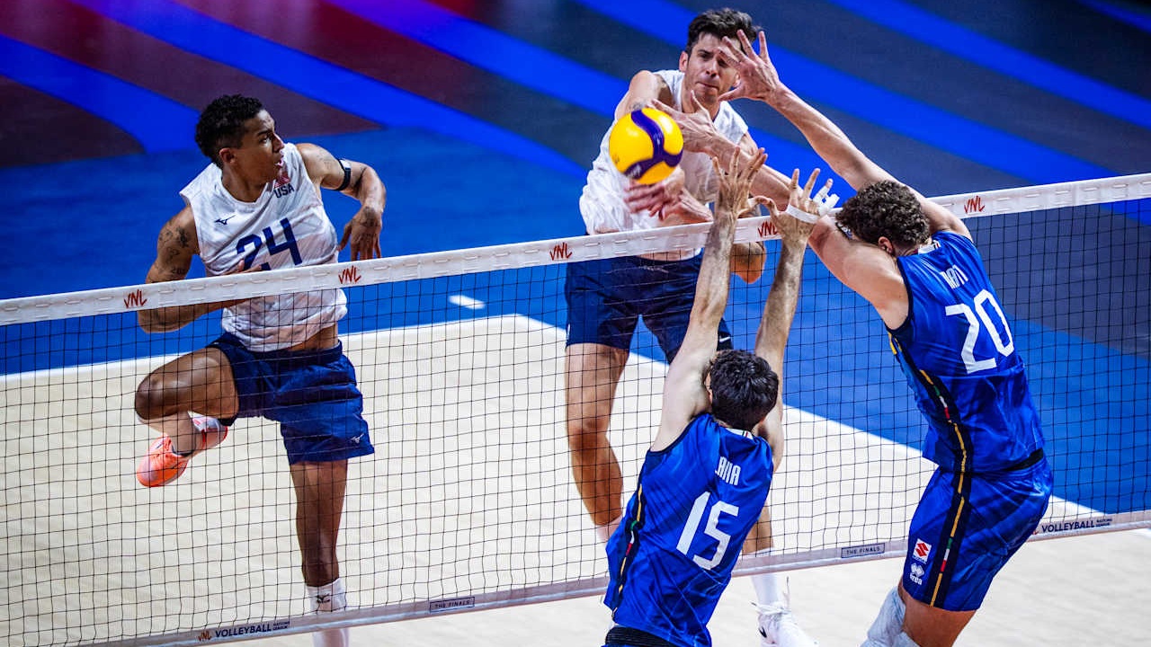 VNL Çeyrek Finalinde İtalya'yı 3-0 yenen ABD yarı finalde