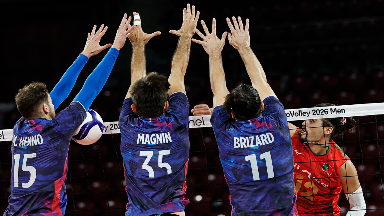 Avrupa Voleybol Şampiyonası'nda Portekiz'i 3-0 Yenen Fransa Çeyrek Finale Romanya'nın Rakibi Oldu