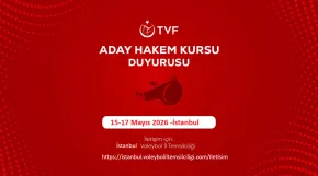 İstanbul'da Voleybol Aday Hakem Kursu Açılıyor