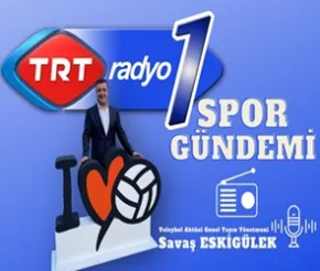 TRT Radyo1'de 25 Nisan Cumartesi voleybol saati 14:05