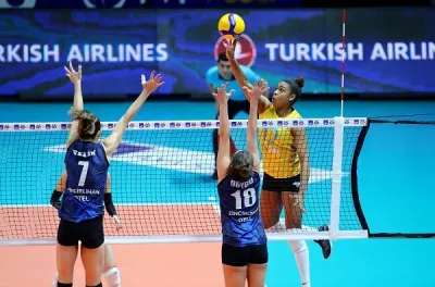 AXA Sigorta Kupa Voley Kadınlar 1.Etap 1. Maçları Tamamlandı