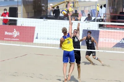 CEV U18 Plaj Voleybolu Avrupa Şampiyonası Pamucak'ta başladı
