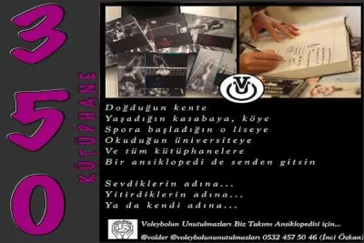Tam tamına 350 Kütüphanedeyiz!