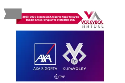 2023-2024 Sezonu AXA Sigorta Kupa Voley’de (Kadın-Erkek) Gruplar ve Statü Belli Oldu