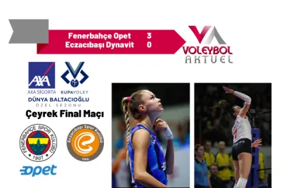 Kupa Voley'de Yarı Final Biletini Fenerbahçe Opet Aldı