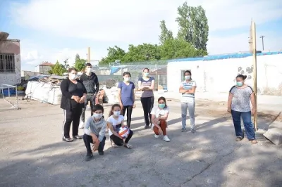 Kayseri'de voleybol oynamaya sevgisi