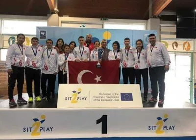 Oturarak Voleybolda Set Vermeden Avrupa Şampiyonu Olduk