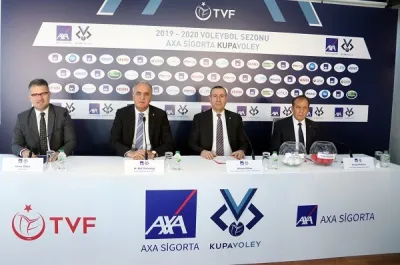 AXA Sigorta Kupa Voley Erkekler Kategorisinde 1.Etap Eşleşmeleri Belli Oldu