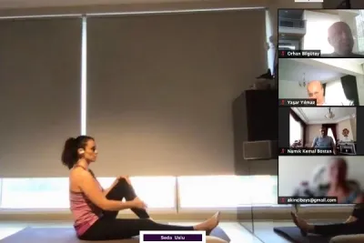 Biz Takımı, Seda Uslu ile Yoga Yaptı