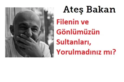 Yorulmadınız mı?